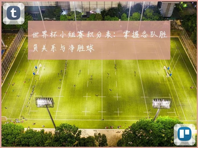 世界杯小组赛积分表:掌握各队胜负关系与净胜球