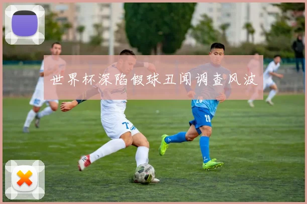 世界杯深陷假球丑闻调查风波